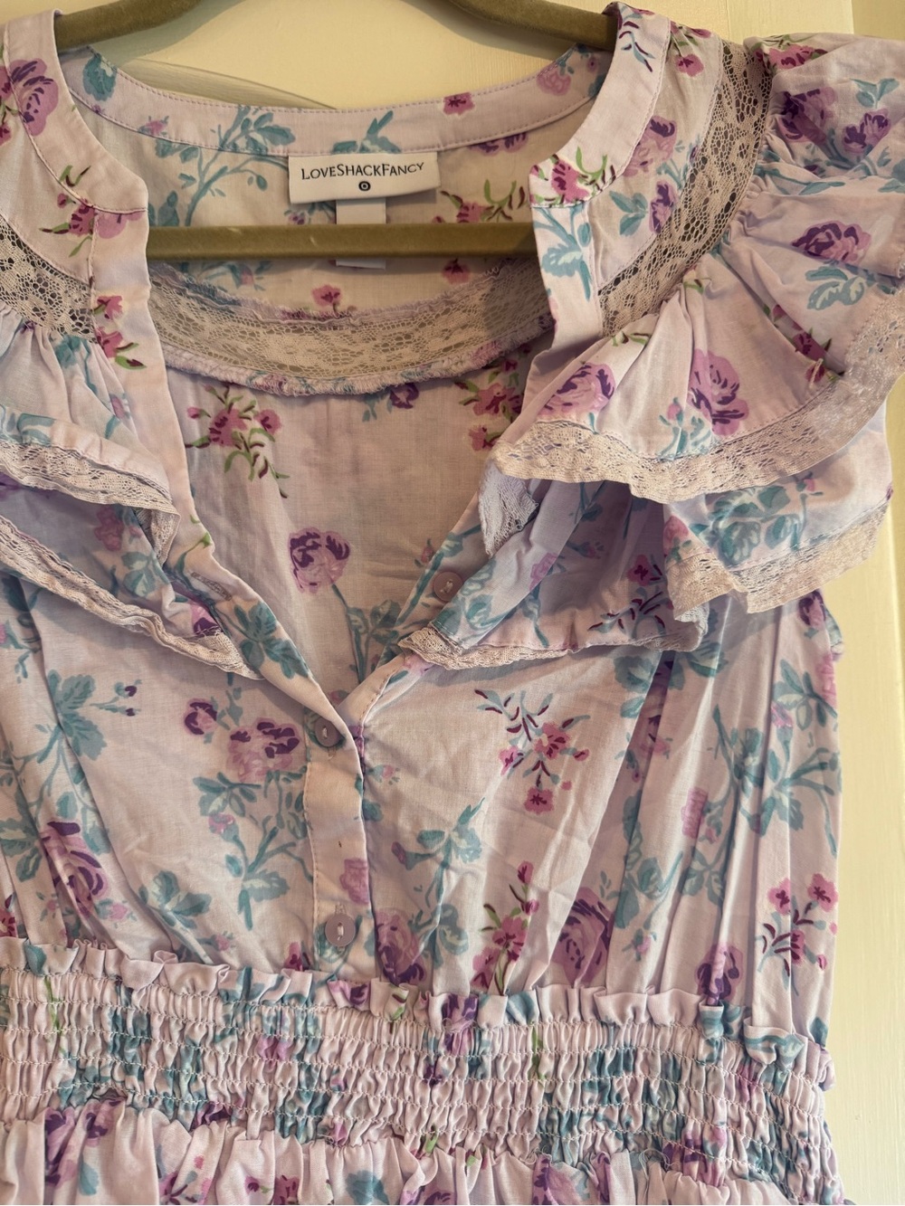 LoveShackFancy + Target Purple Ruffle Dress Size S - Picture 4 of 5